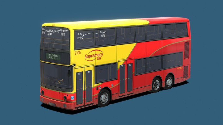 Bus XL 3D Model