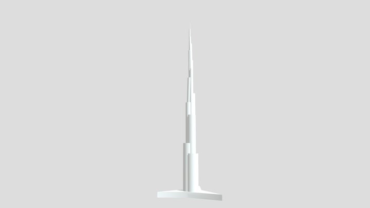 Burj Kalifa 3D Model