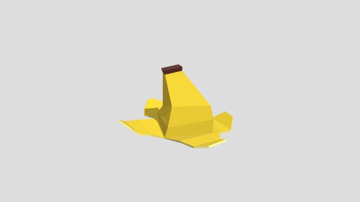 Kulit_pisang_banana_peel 3D Model