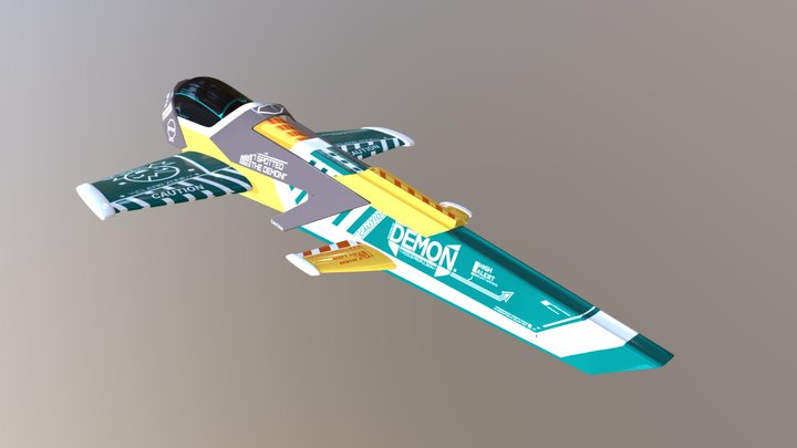 Formula-3 SEN-TEK Racing Ship 3D Model