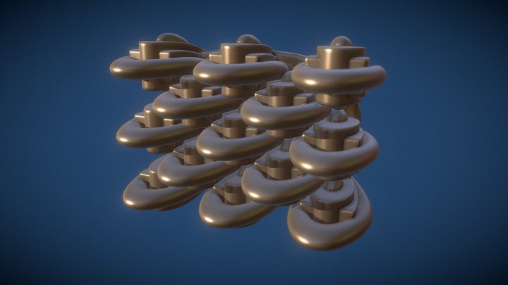 Saturnin Blue by DID 3D Model