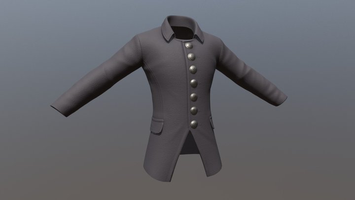 Game-Ready Jacket 3D Model