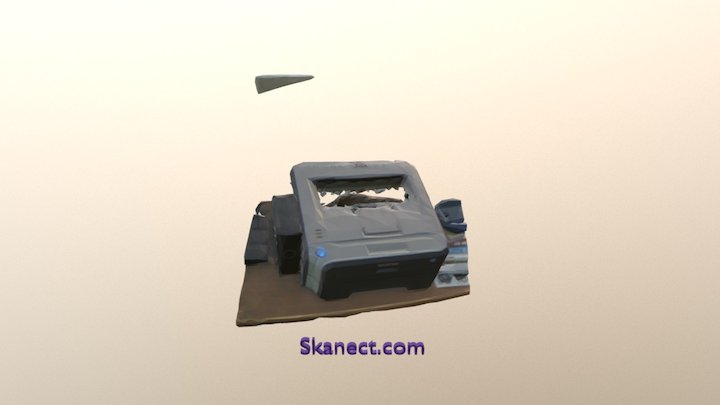 Laser Printer 3D Model