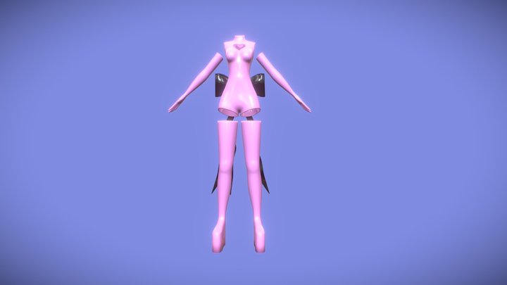 final character - clothes <3 3D Model