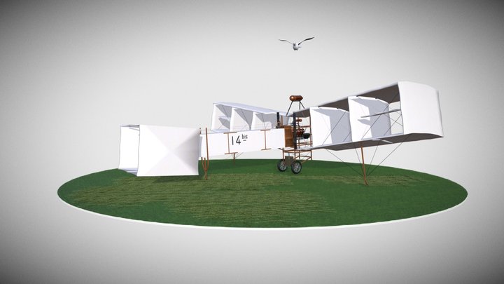 14 Bis Santos Dumont 3D Model