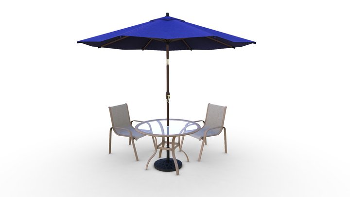 Patio Set 3D Model
