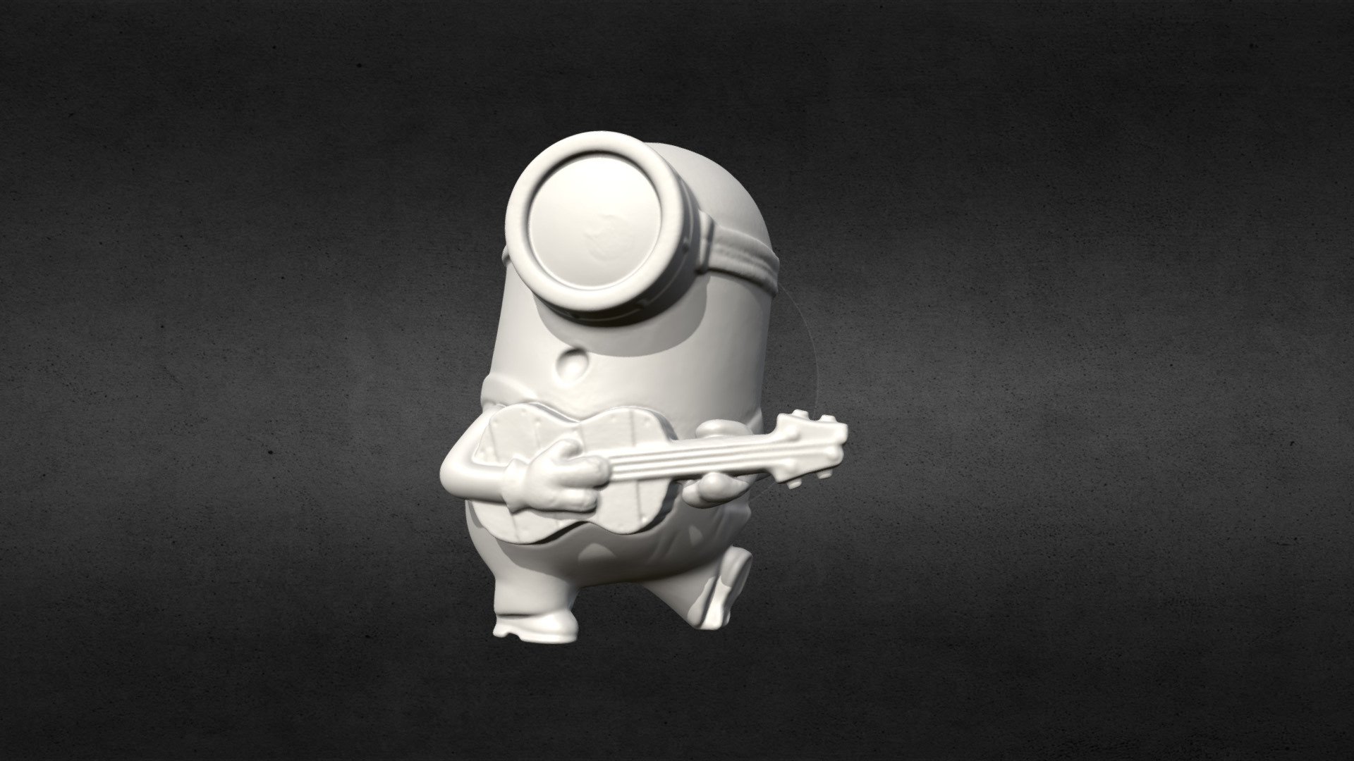 minion playing guitar toy