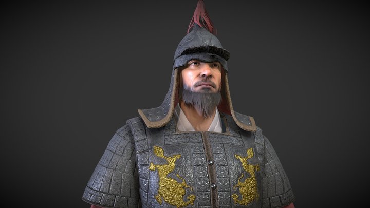 성웅 이순신 장군 Admiral Yi 3D Model