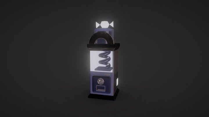 Gumball Machine Futuristic 3D Model