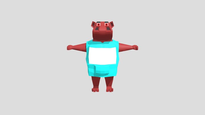 Hippo V5.0 3D Model