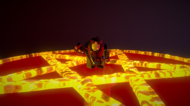 Hellboy, Seed of Destruction meets Fall Guys 3D Model