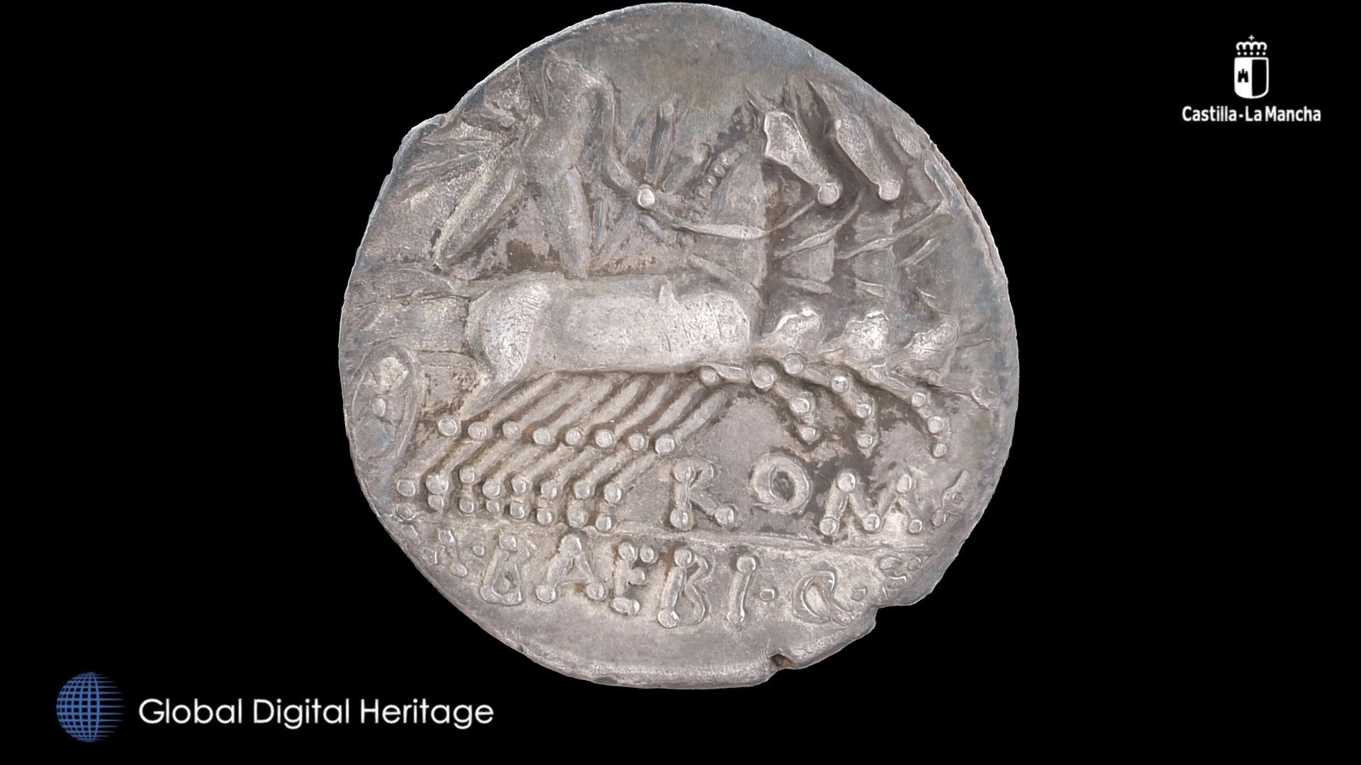 Roman Silver Coin, Castilla-La Mancha, Spain