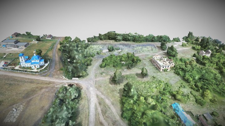 Верхоторский медеплавильный завод 3D Model