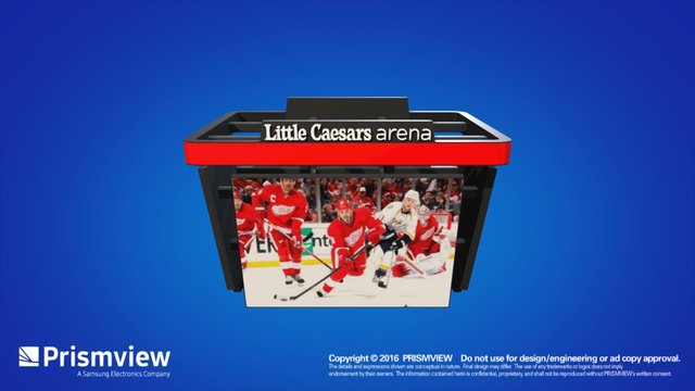 Little Caesars Arena Concept C 3D Model