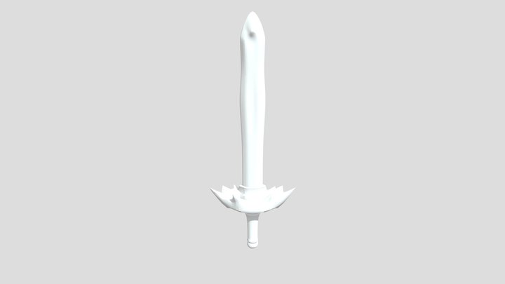 Low poly sword 3D Model