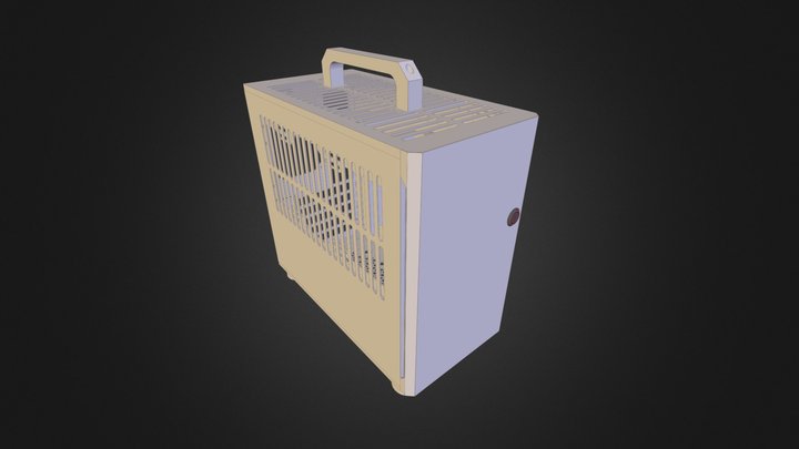 Compact mATX Case Prototype Rev2 3D Model