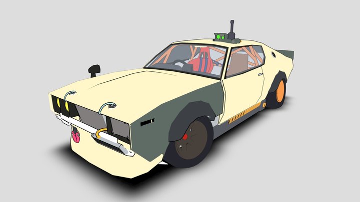 Datsun Kenmeri Draft 3D Model