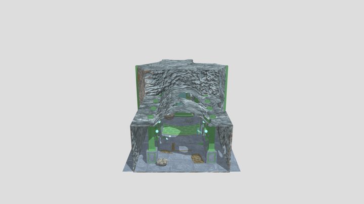 Ruined Throne 3D Model