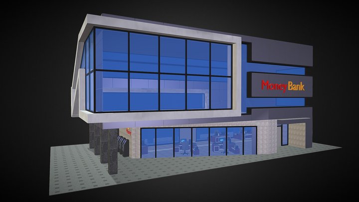 Bank 3D Model