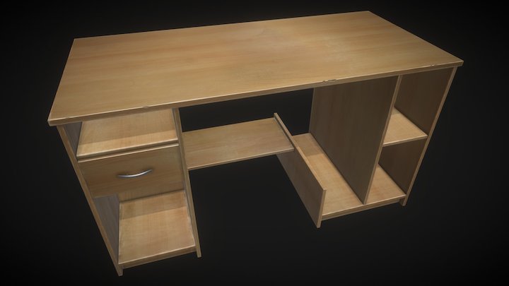 Work Desk 3D Model