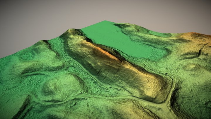 Kačėniškės piliakalnis (Lithuania) – Gratis 3D-model STL
