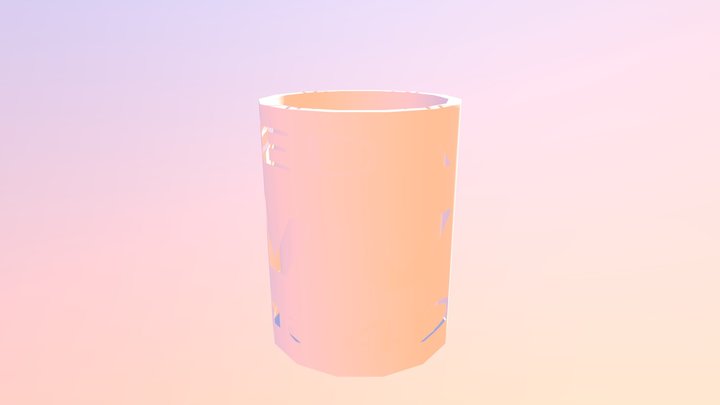 Coffee mug with material 3D Model