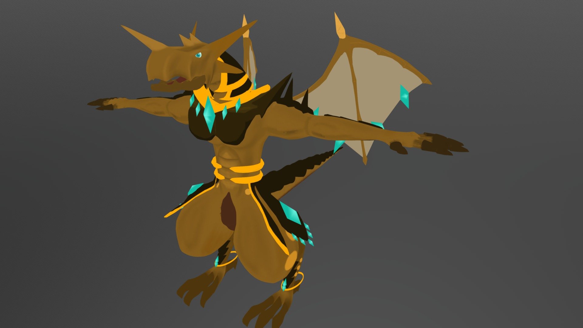 Dragon - 3D model by YJW [37cec0e] - Sketchfab