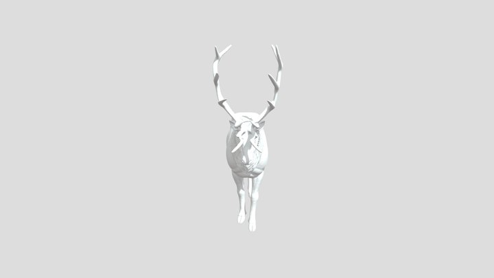 Majestic Stag 3D Model