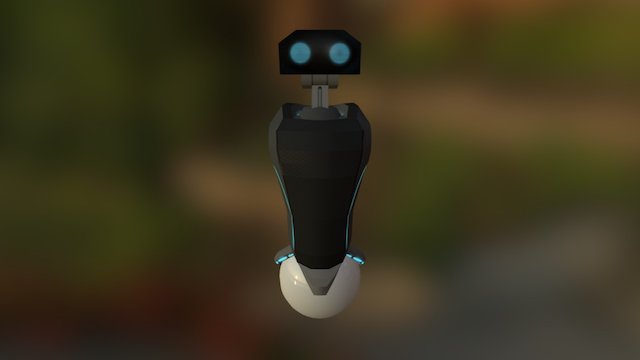 Robot Player Character 3D Model