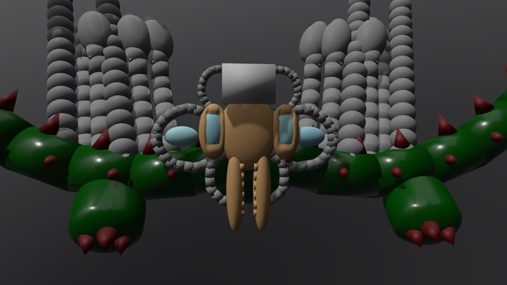 Omega Flowey/ Floweyx 3D Model