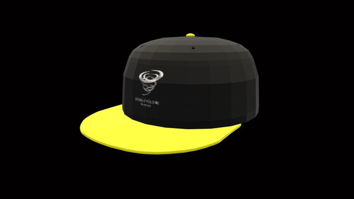 Steel Cyclone Studios Black & Yellow Cap 3D Model