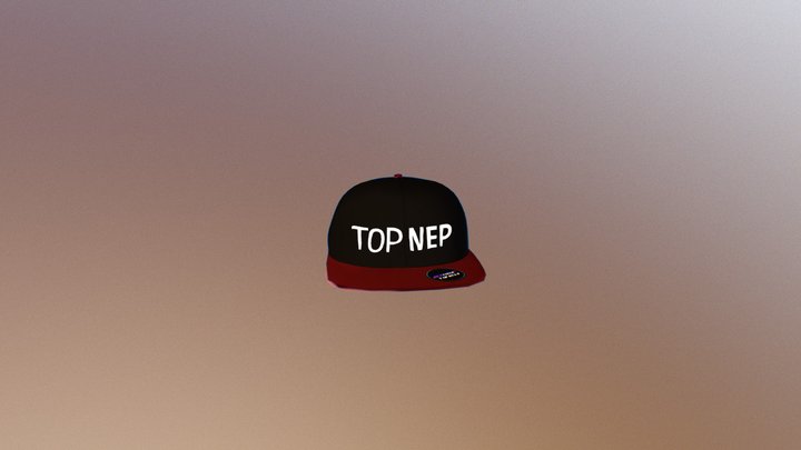 Nep Force Top Nep Hat 3D Model