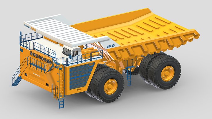 Belaz 75710 Truck 3D Model