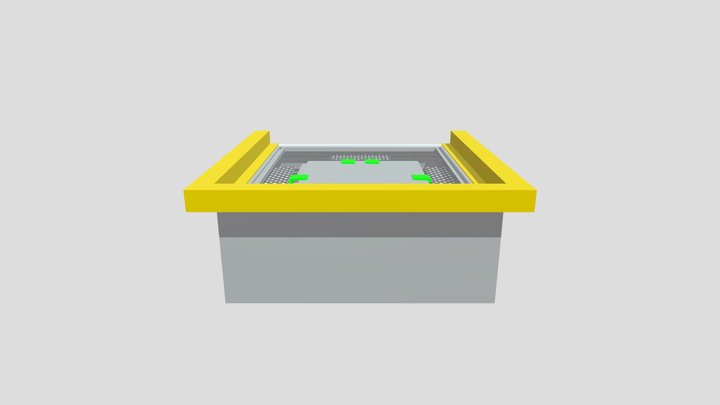 2x2 slotTop 3D Model