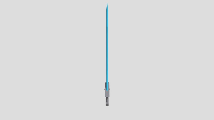 Melvor Scimitar 3D Model