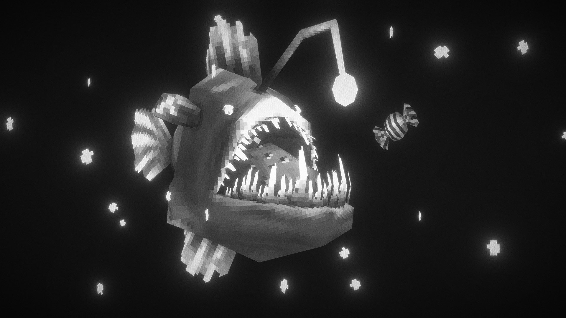 Bait | 3D Inktober 2019