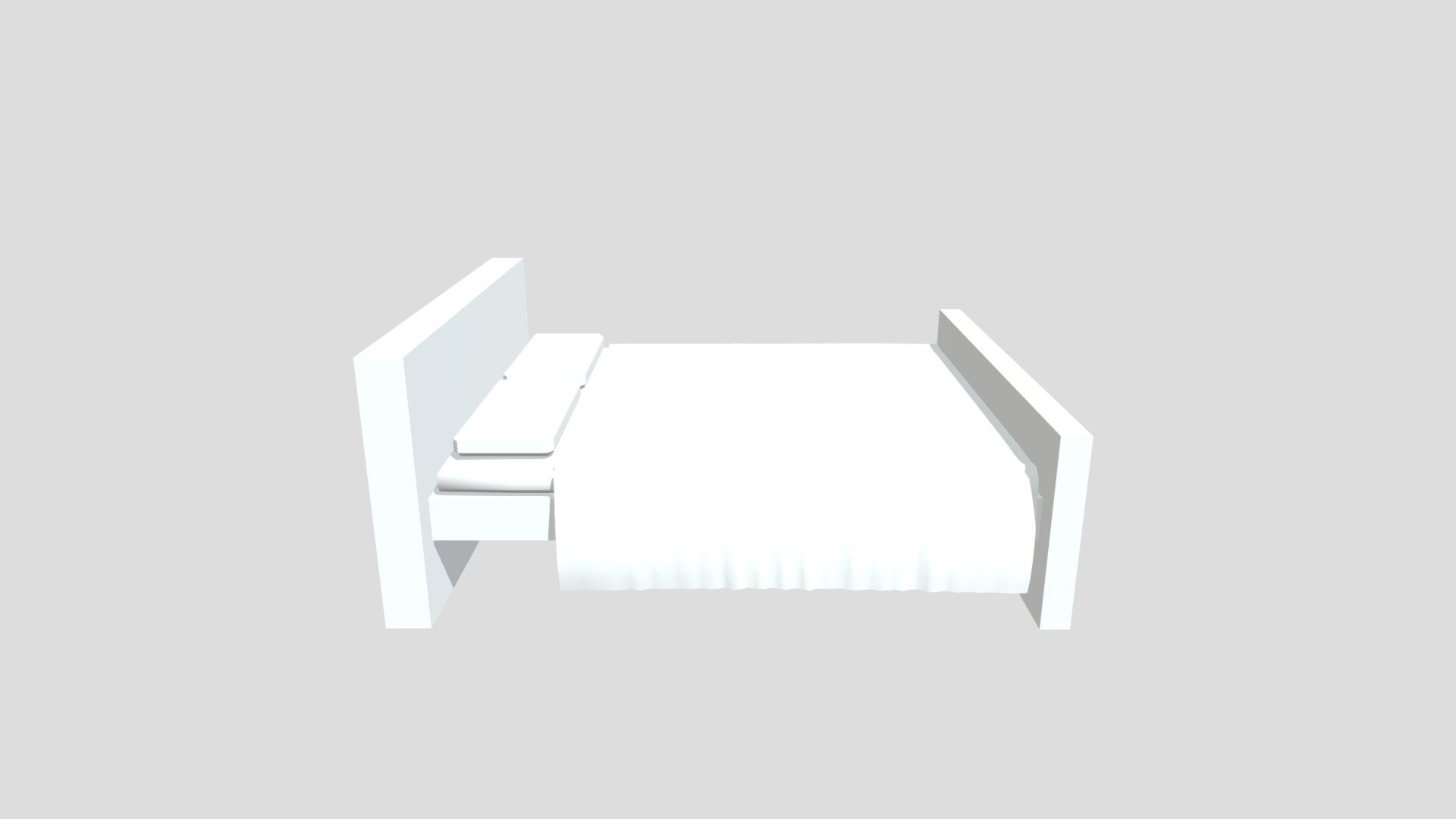 Bed - Download Free 3D model by ddiangelo [37d49bf] - Sketchfab