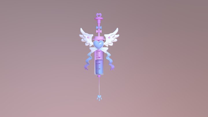Magical Girl Syringe 3D Model