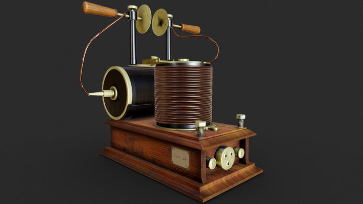 Tesla Coil(Circa-1899) 3D Model