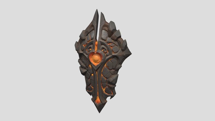 Molten Emblem, #Halloween2025# 3D Model