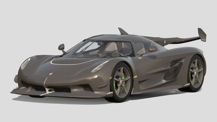 2020 Koenigsegg Jesko – Gratis 3D-model STL