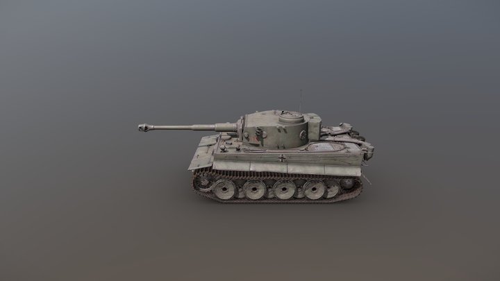 Tiger1 low 3D Model