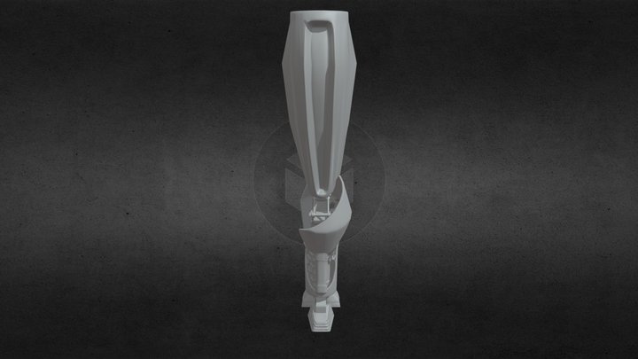 Baked low poly model 3D Model