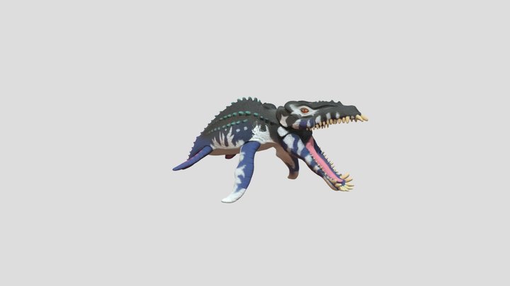 Ictiosaurio Dino Valley 1,2 3D Model