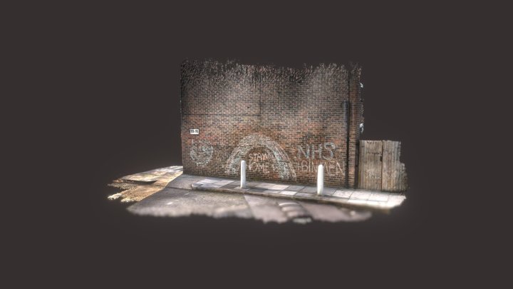 Kids tribute to NHS in Bethnal Green. 2020 (2) 3D Model