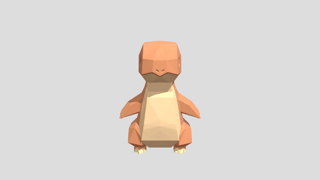 Low-Poly Charmander