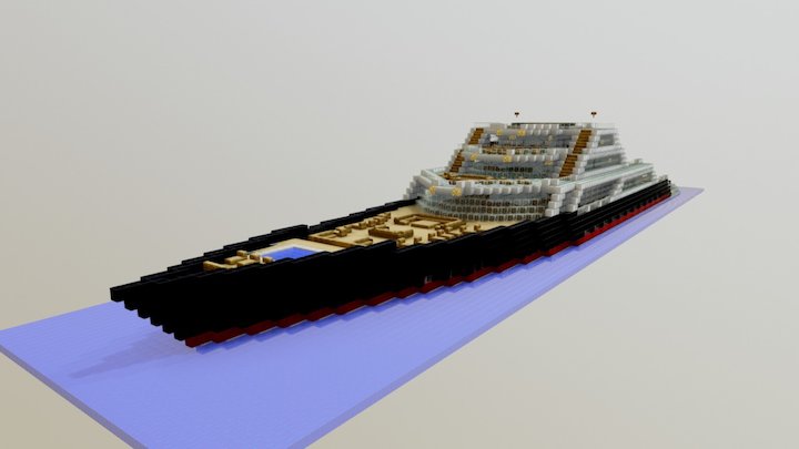 Cruise Ship 3D Model