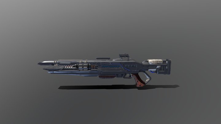 Plasma Rifle 3D Model