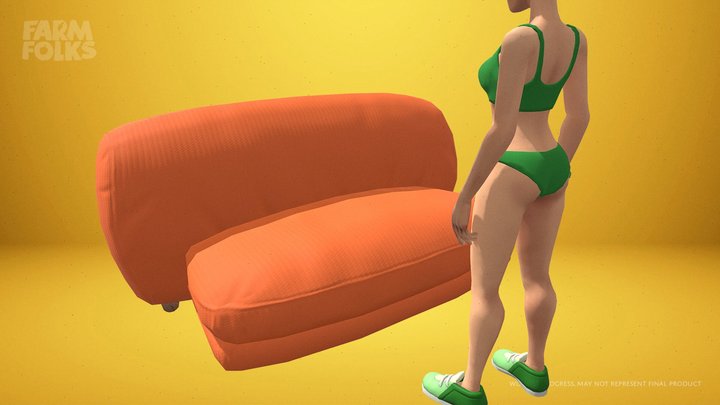 Sitting 3D Model