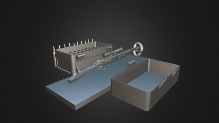 Keoni And Griffin Gun Memorial 3D Model